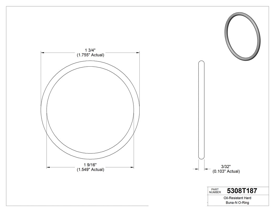 Technical drawing - 5308T187